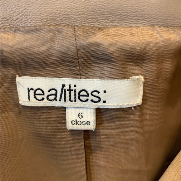 Realities Leather Jacket - Picture 8 of 15